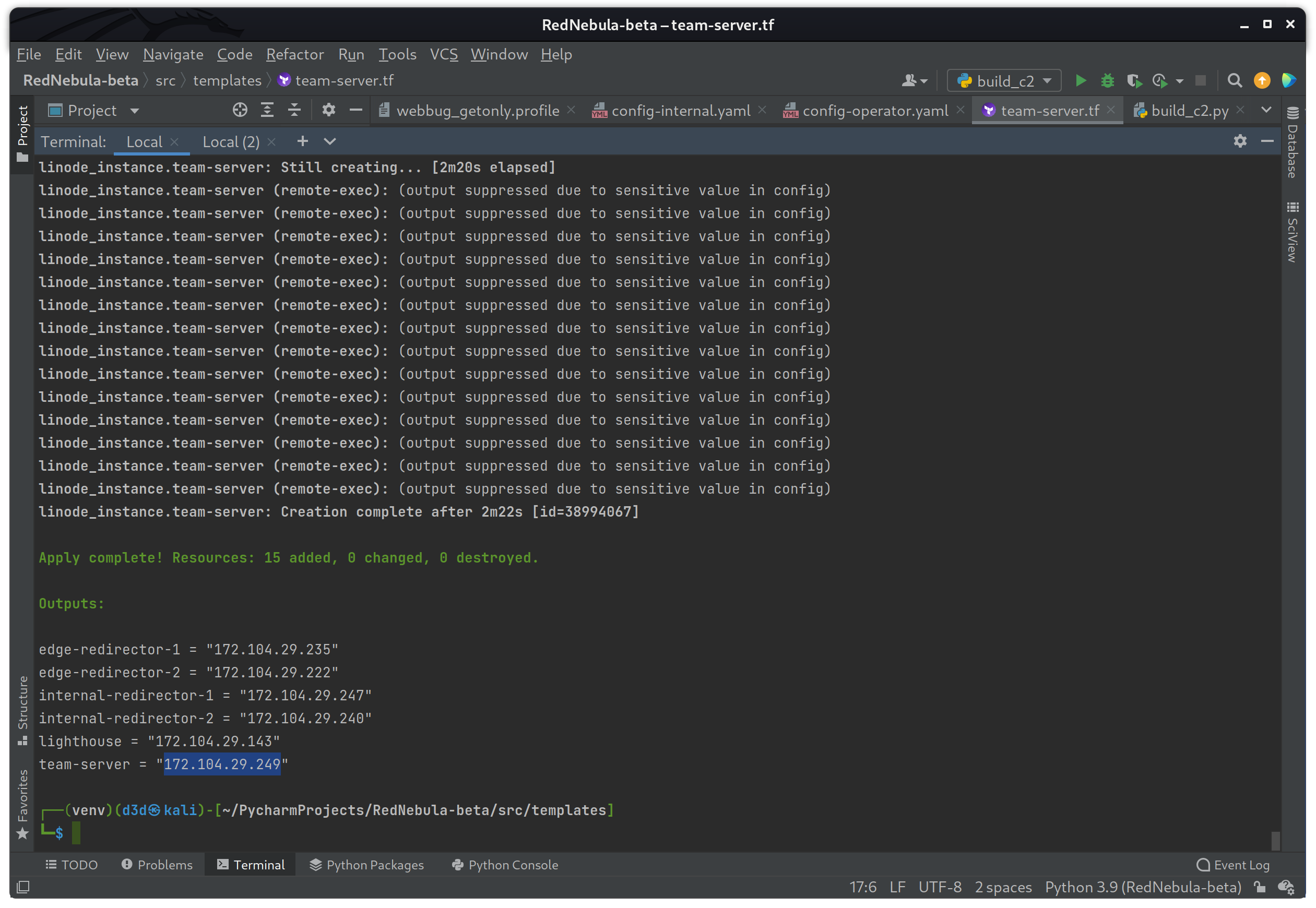 Automating C2 Infrastructure with Terraform, Nebula, Caddy and Cobalt Strike