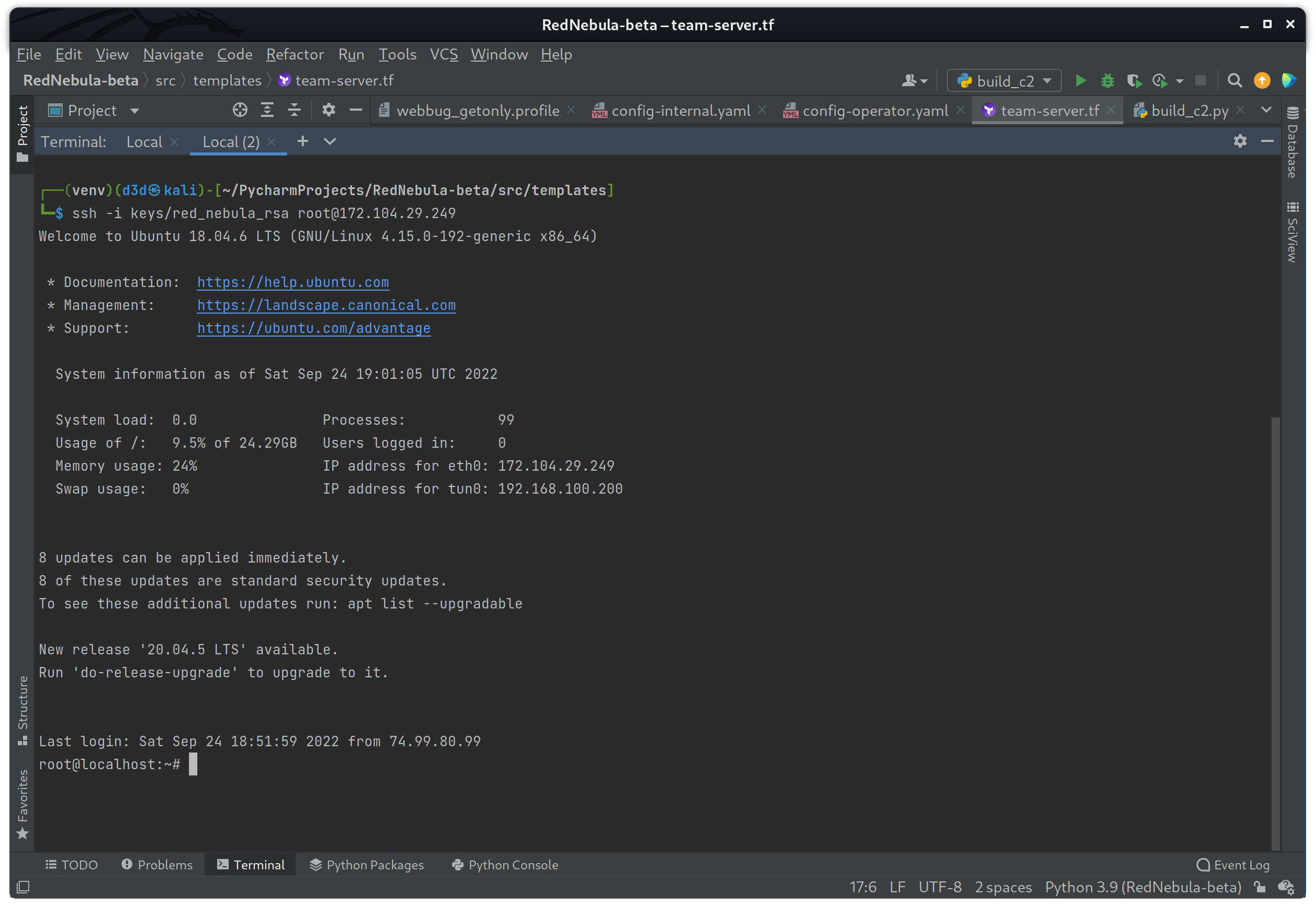 Automating C2 Infrastructure with Terraform, Nebula, Caddy and Cobalt Strike