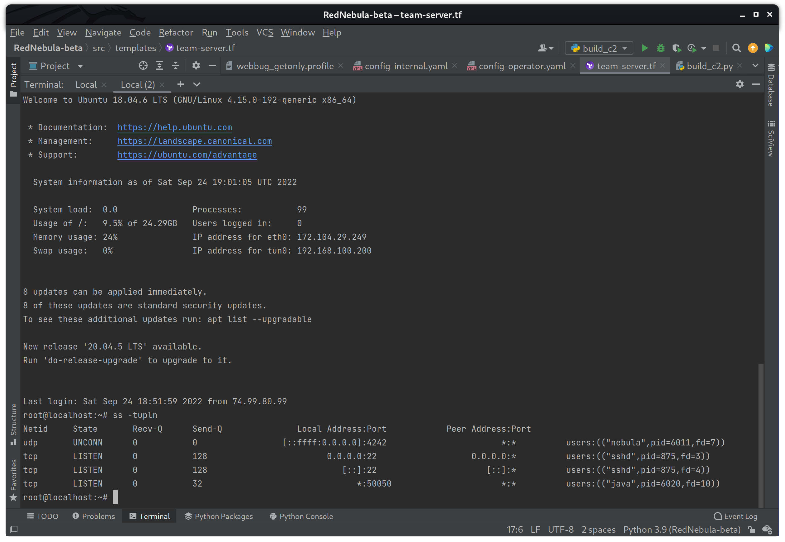 Automating C2 Infrastructure with Terraform, Nebula, Caddy and Cobalt Strike