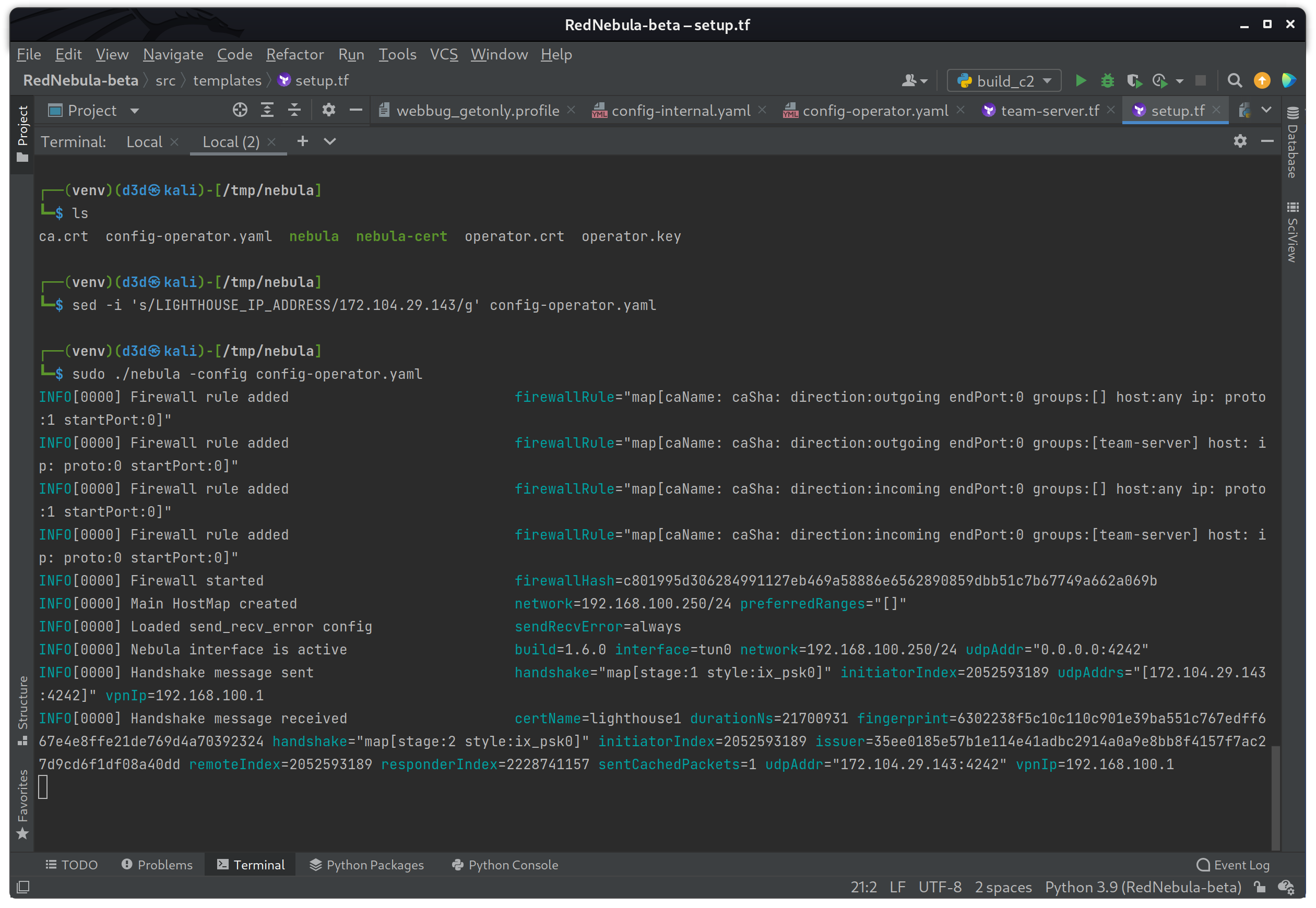 Automating C2 Infrastructure with Terraform, Nebula, Caddy and Cobalt Strike