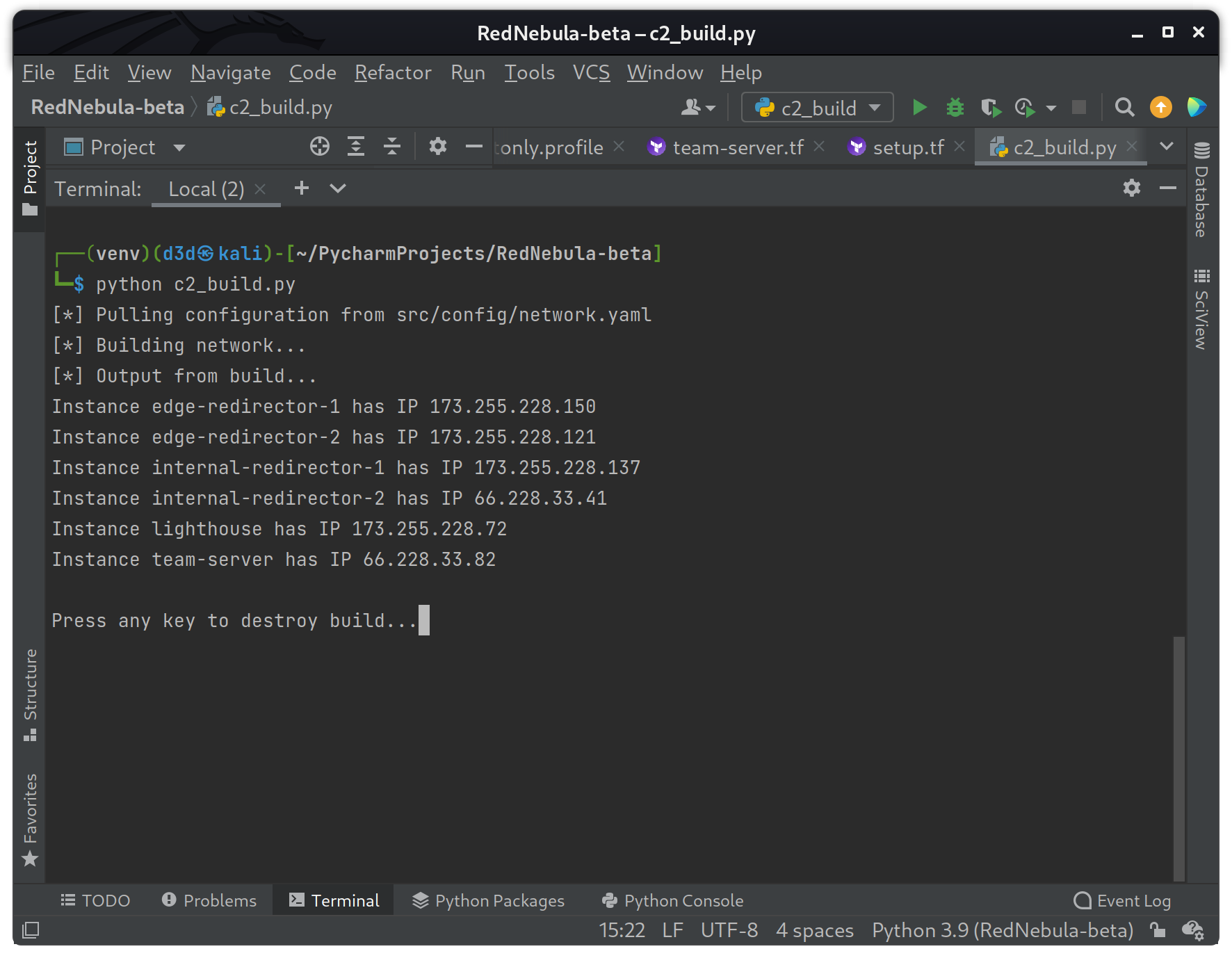 Automating C2 Infrastructure with Terraform, Nebula, Caddy and Cobalt Strike