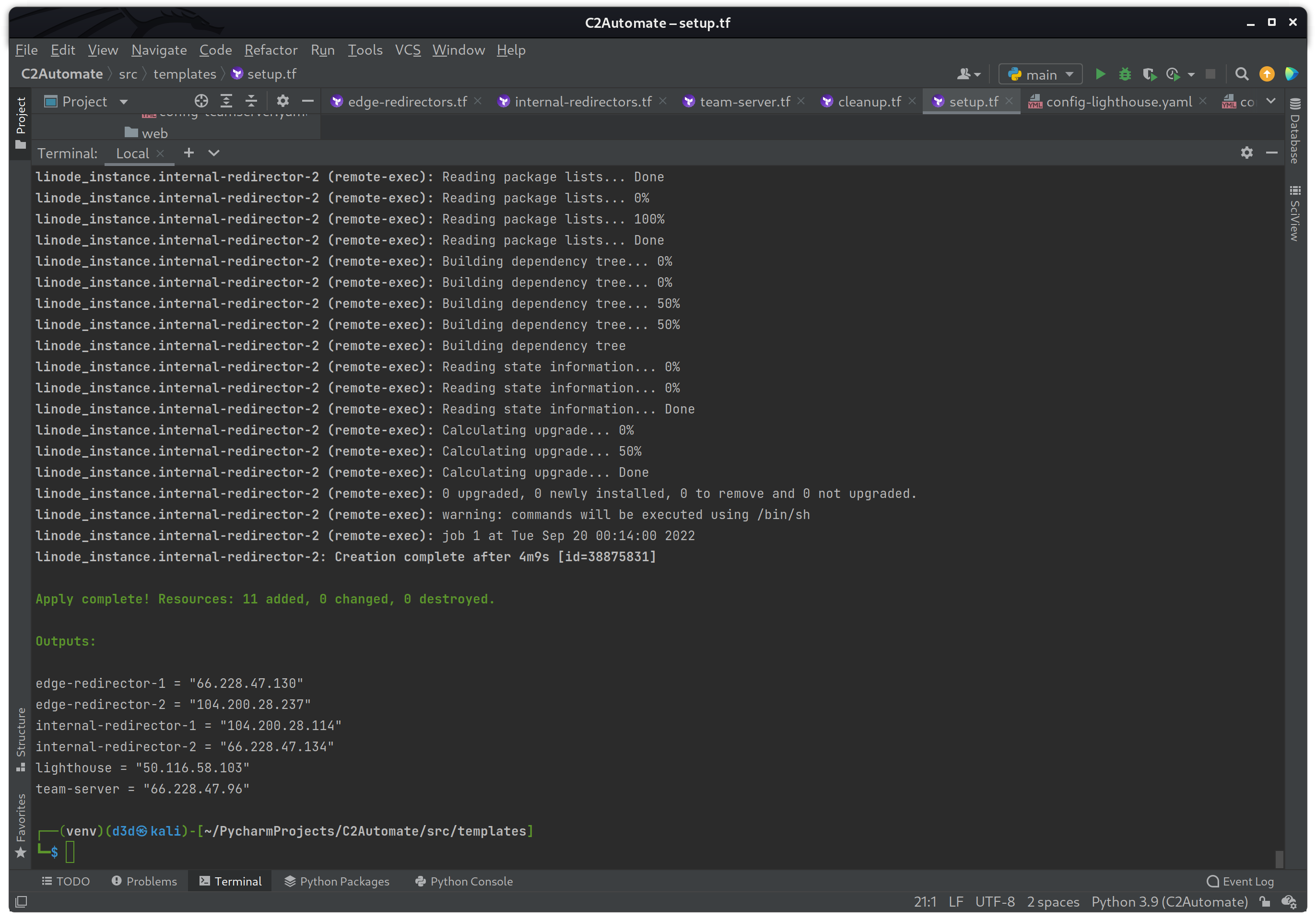 Automating C2 Infrastructure with Terraform, Nebula, Caddy and Cobalt Strike